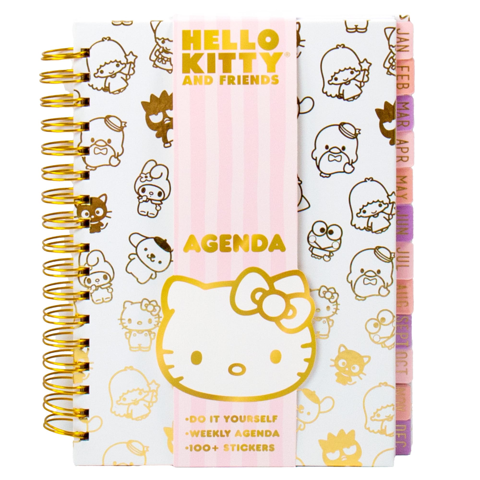 Hello Kitty And Friends Agenda Planner - Cute School Supplies for Girls & Young Women
| Hello Kitty & Kuromi Stickers A
